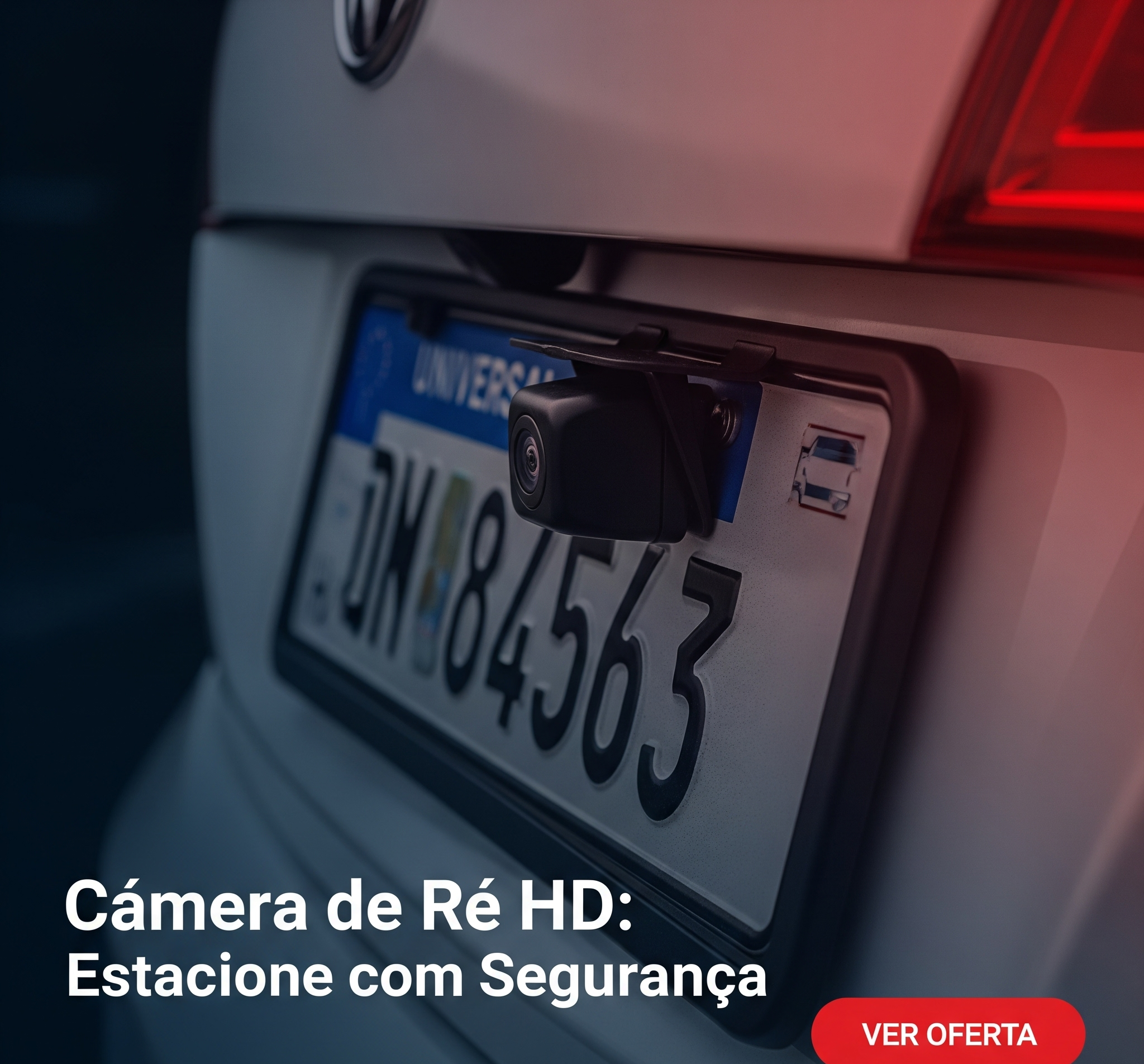 Câmera de Ré HD: Estacione com Segurança